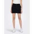 Minirock ONLY "ONLMALFY LIFE SHORT CARGO SKIRT PNT" Gr. M (38), schwarz (black) Damen Röcke Miniröcke