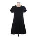 Trafaluc by Zara Casual Dress - A-Line: Black Solid Dresses - Women's Size Medium