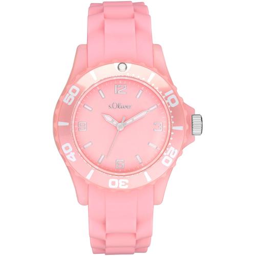 Quarzuhr S.OLIVER ""2036502"" Armbanduhren rosa Damen Armbanduhr