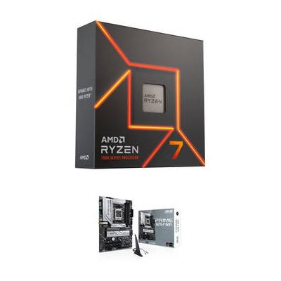 AMD Ryzen 7 7700X Processor and ASUS PRIME X670-P WIFI Motherboard 100-100000591WOF