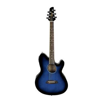 Ibanez Used TCY10E Talman Series Acoustic/Electric Guitar (Transparent Blue Sunburst) TCY10ETBS