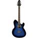 Ibanez Used TCY10E Talman Series Acoustic/Electric Guitar (Transparent Blue Sunburst) TCY10ETBS