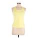 Nike Active Tank Top: Yellow Activewear - Women's Size Medium