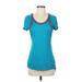 Lululemon Athletica Active T-Shirt: Teal Activewear - Women's Size 4