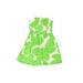 Lilly Pulitzer Casual Dress - Fit & Flare High Neck Sleeveless: Green Dresses - Women's Size 00