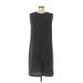 Vince. Casual Dress - Shift: Black Solid Dresses - Women's Size 8