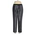 Classiques Entier Dress Pants - Low Rise Straight Leg Boyfriend: Silver Bottoms - Women's Size 6