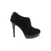 House of Harlow 1960 Heels: Slip-on Stiletto Minimalist Black Print Shoes - Women's Size 37 - Round Toe