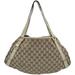 Gucci Bags | Authentic Vintage Gucci Tan Monogram Canvas Shoulder Bag With Cream Leather Trim | Color: Brown/Cream | Size: Os