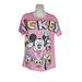 Disney Tops | Disney's Mickey Mouse And Friends Graphic Tee Shirt Pink Size Xs | Color: Pink | Size: Xs