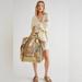 Free People Bags | Free People We The Free Lucky Chance Large Tote Bag Patchwork Rustic Boho New | Color: Blue/Tan | Size: Os