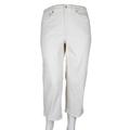 Madewell Jeans | Madewell | Perfect Vintage Wide-Leg Crop Jean In Tile White Women's Plus 14w | Color: Cream/White | Size: 14w