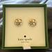 Kate Spade Jewelry | Kate Spade Jewelry Cut Crystal Gold Tone Stud Earings Faux Pearl Cluster Nwt | Color: Gold | Size: Os