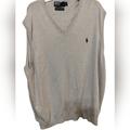Polo By Ralph Lauren Jackets & Coats | (M222)Polo Ralph Lauren Men's Grey V Neck Sleeveless Sweater Vest Plus Size 3xlt | Color: Gray | Size: 3xl