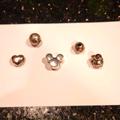 Disney Jewelry | 5 Bracelet Charms, Some Are Silver, For Pandora Or Similar Bracelets | Color: Silver | Size: Os