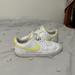 Nike Shoes | Nike Court Vision Low White Light Zitron W Size 9 | Color: White/Yellow | Size: 9