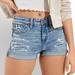 American Eagle Outfitters Shorts | American Eagle Outfitters Next Level Stretch Jean Shorts Acid Wash Distressed 6 | Color: Blue/White | Size: 6