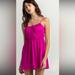Free People Intimates & Sleepwear | Free People Intimates Meant To Be Mini Slip Dress Size L | Color: Pink | Size: L
