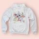 Urban Outfitters Shirts | Disney Mickey Mouse And Friends Hoodie Sweater | Color: White | Size: S