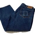 Levi's Jeans | Levis 505 Blue Denim Medium Wash Slightly Distressed Jeans Men's Size 40 X 30 | Color: Blue | Size: 40