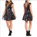 Free People Dresses | Free People Women Small Sequined Mesh A-Line Dance Til Dawn Dress Retail | Color: Black | Size: S