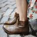 Free People Shoes | Free People Bloom Ankle Boots Size 38 | Color: Brown | Size: 8