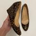 J. Crew Shoes | J. Crew Martina Patent Leather Animal Print Leopard Wedge Heels Women's Us 10 | Color: Black/Brown | Size: 10