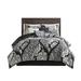 Gracie Mills Muriel Damask Dreams 7-Piece Cotton Printed Comforter Set