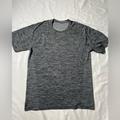 Lululemon Athletica Shirts | Lululemon Athletica Gray Metal Vent Tech Short Sleeve T-Shirt Men Size L Large | Color: Black/Gray | Size: L