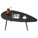 Black Small Coffee Table Modern Oval Coffee Tables Retro Center Table Mid Century Coffee Table Rustic Accent Table