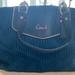 Coach Bags | Coach Ashley Carryall Bag Teal Blue Ruche Satin Patent Leather | Color: Blue | Size: Os