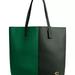 Coach Bags | Coach North Tote In Colorblock Nwt | Color: Blue/Green | Size: Os