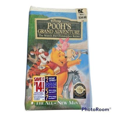 Disney Other | Factory Sealed Pooh's Grand Adventure The Search For Christopher Robin Vhs New | Color: Blue/Red | Size: Os