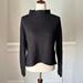 Anthropologie Tops | Anthropologie Amadi Black Mock Neck Long Sleeve Top Size Small | Color: Black | Size: S