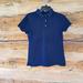 J. Crew Tops | J. Crew Navy Classic Pique Cotton Polo Shirt Size Medium | Color: Blue | Size: M