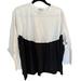Zara Tops | B&W Cotton Peplum Top // Zara Women's Size M | Color: Black/White | Size: M