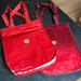 Lululemon Athletica Bags | Bundle Of 2 Small Reusable Lululemon Bag! | Color: Red/White | Size: Os