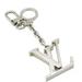 Louis Vuitton Accessories | Louis Vuitton Initial Key Chain M65071 Keyring [Silver] | Color: Silver | Size: Os