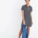 Madewell Dresses | Madewell Striped Pocket Tee Dress Navy And White Striped Short Sleeve Small | Color: Blue/White | Size: S