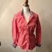Lilly Pulitzer Tops | Lilly Pulitzer Red & White Gingham Cotton Ruffle Trim Button Front Shirt | Color: Red/White | Size: 8