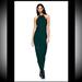 Zara Dresses | Halter Dress With Fringe | Color: Green | Size: S