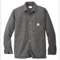 Carhartt Jackets & Coats | Carhartt Rugged Filex Fleece-Lined Shirt Jacket. Size Medium. Grey Shell. | Color: Gray | Size: M