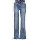 Cecil Slim Fit Jeans Damen authentic used wash, Gr. 27-32, Baumwolle, Weiblich