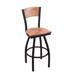 Holland Bar Stool L038 Cleveland Guardians Swivel Bar Stool Metal | 50 H x 19 W x 19 D in | Wayfair L03836BWMedMplAMLBCleMedMpl