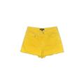 J.Crew Mercantile Denim Shorts: Yellow Solid Bottoms - Women's Size 27