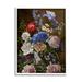 Stupell Industries Az-470-Framed Vintage Flowers & Cat Framed On Canvas by Nene Thomas Print Canvas in Blue/Brown/Green | Wayfair az-470_wfr_11x14