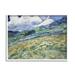 Stupell Industries Green Wheat Field Van Gogh Framed On Wood by Vincent Van Gogh Print Wood in Brown | 11 H x 14 W x 1.5 D in | Wayfair