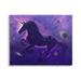 Stupell Industries Purple Unicorn Nebula by Vincent Hie Print Canvas in White | 36 H x 48 W x 1.5 D in | Wayfair az-877_cn_36x48
