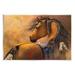 Stupell Industries Az-053-Framed Kiowa Gold Horse Canvas in Brown | 13 H x 19 W x 0.5 D in | Wayfair az-053_wd_13x19