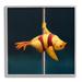 Stupell Industries Az-011-Framed Pole Dancing Chick by Lucia Heffernan Canvas in Blue | 24 H x 24 W x 1.5 D in | Wayfair az-011_gff_24x24